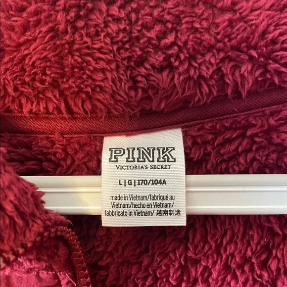 PINK Victoria's Secret Large Sherpa Jacket - Picture 2 of 5